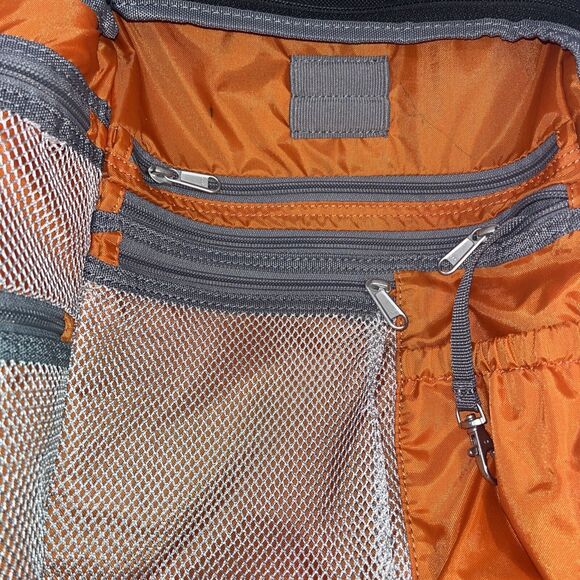 eBags EB2146-16 TLS Travel Professional Slim Laptop Backpack Black Orange - Picture 6 of 7